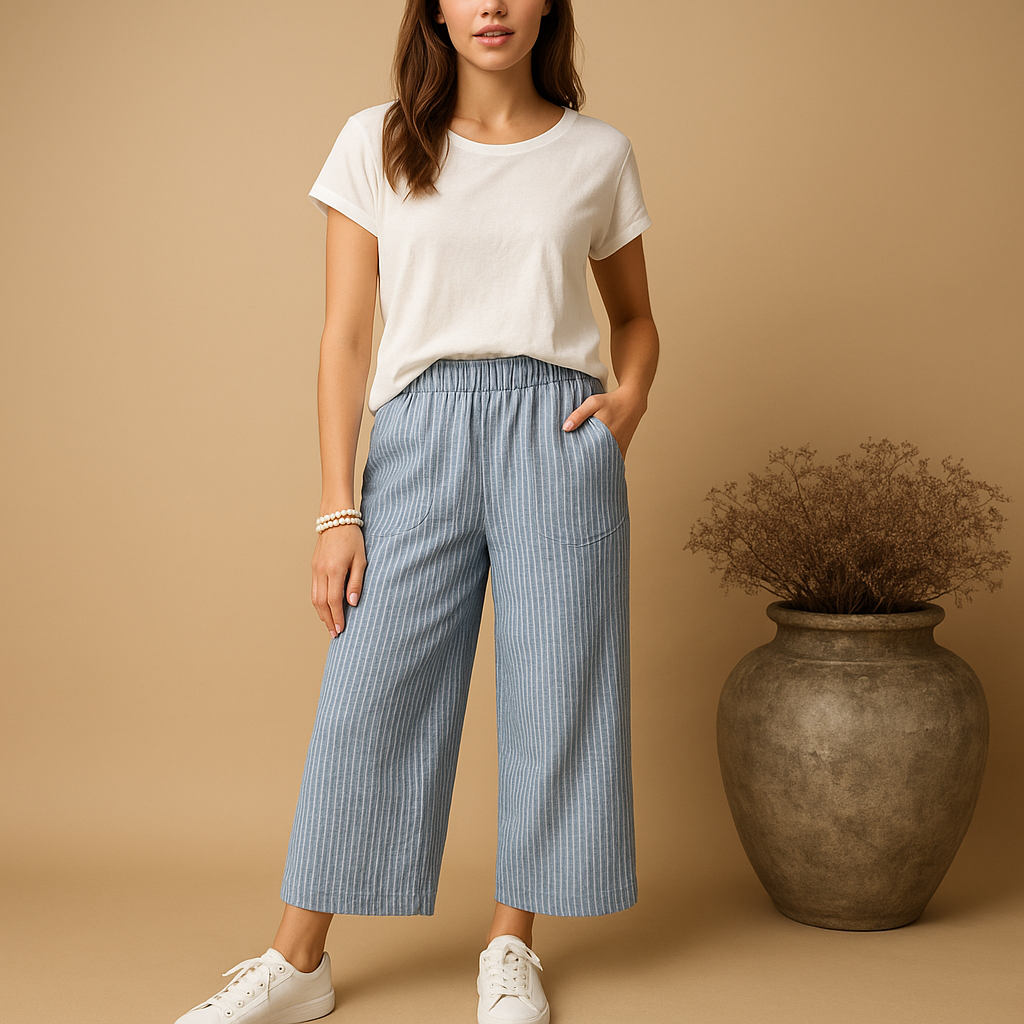 Linen Pants Women - Breathable Summer Style | Fleur 4