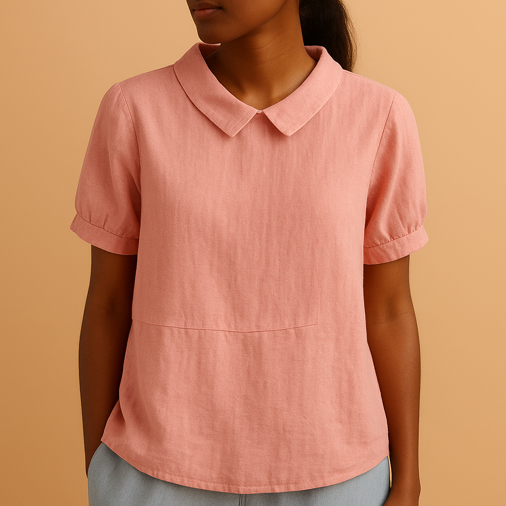 Stylish tailored blouse for women, perfect for office and casual wear | Anna 2
