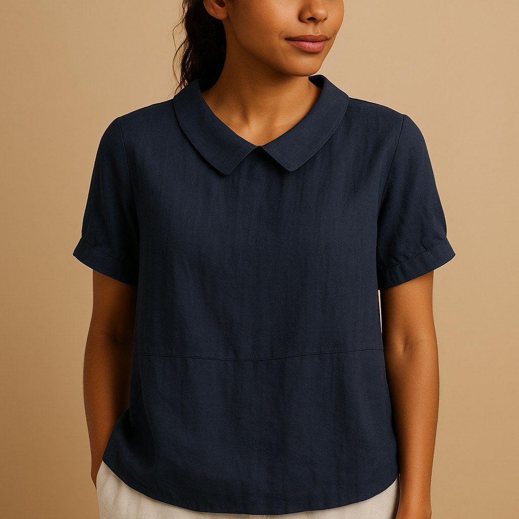 Stylish tailored blouse for women, perfect for office and casual wear | Anna 3