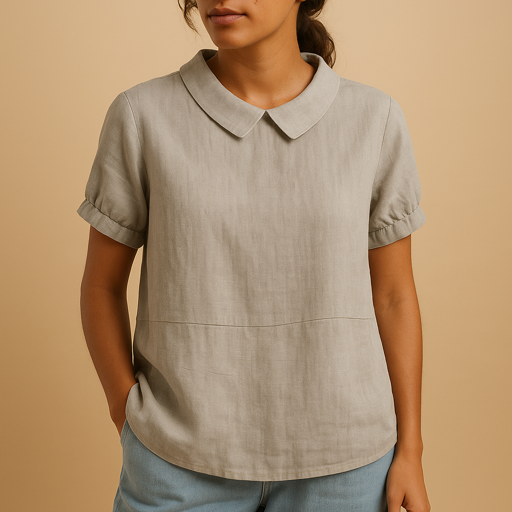 Stylish tailored blouse for women, perfect for office and casual wear | Anna 4