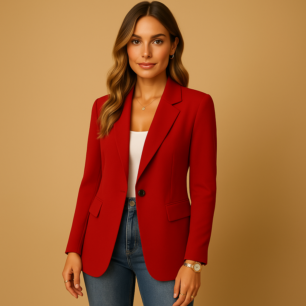Tailored Stretch Blazer for Women with Feminine Fit | Yara 2