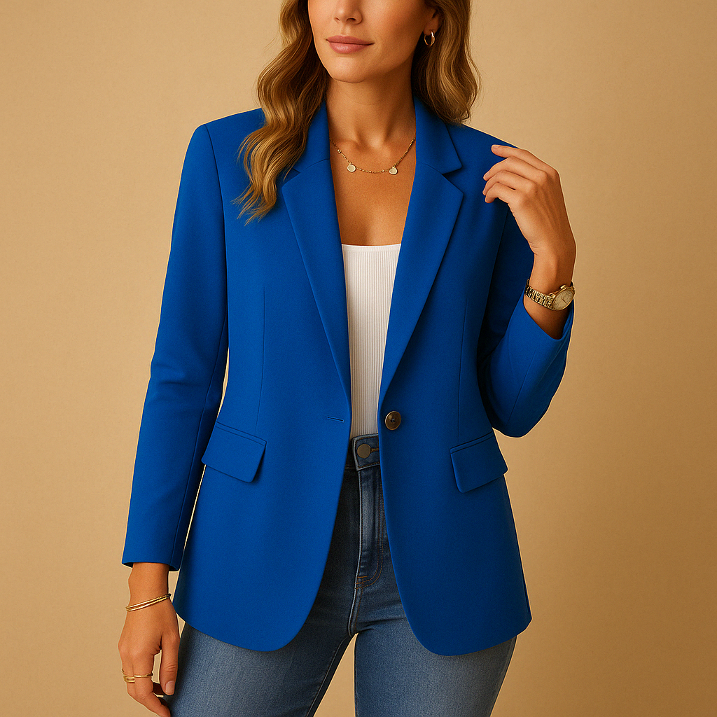 Tailored Stretch Blazer for Women with Feminine Fit | Yara 5