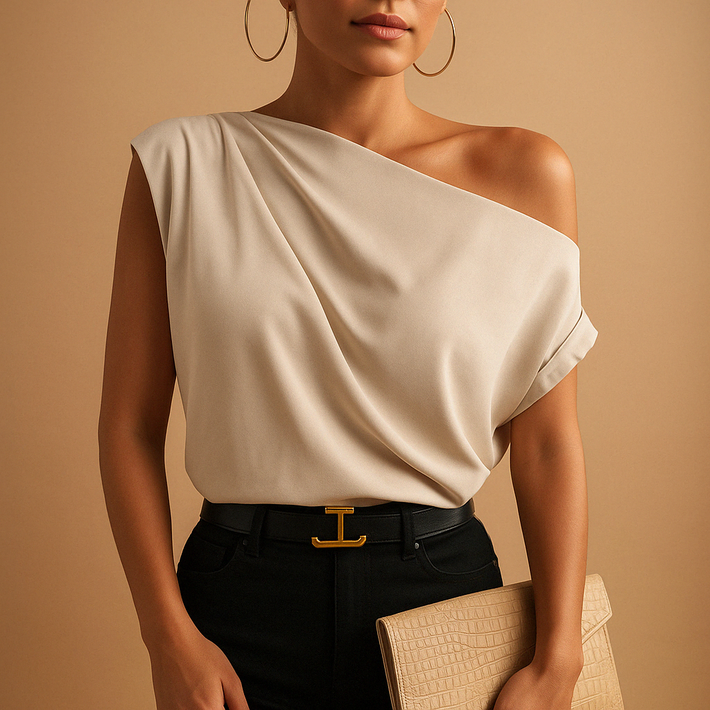 Going Out Off-Shoulder Top with Batwing Sleeves | Emma 0