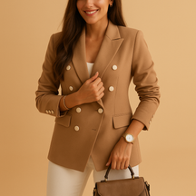 Lightweight Cotton Blazer for Versatile Styling | Emma 3