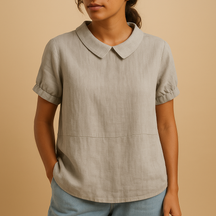 Stylish tailored blouse for women, perfect for office and casual wear | Anna 4