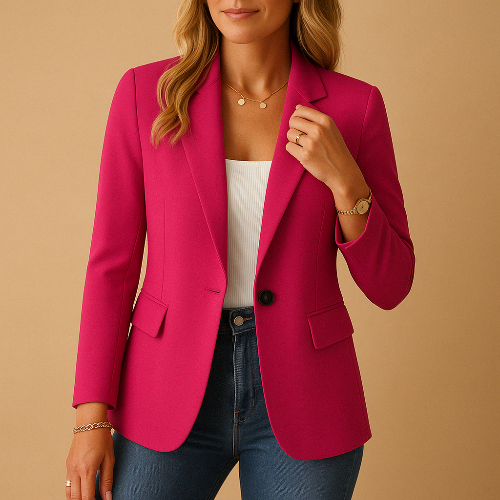 Tailored Stretch Blazer for Women with Feminine Fit | Yara 1