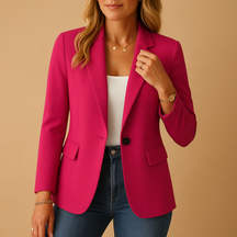 Tailored Stretch Blazer for Women with Feminine Fit | Yara 1